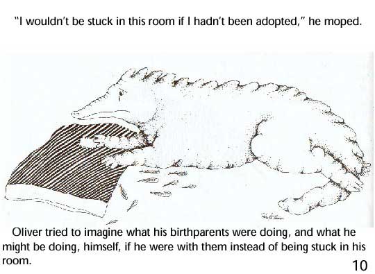 6th story page, Oliver, A Story About Adoption