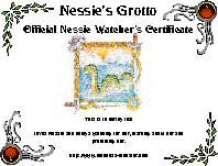 Nessie Watcher certificate